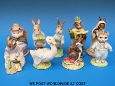 Six Beatrix Potter figures,