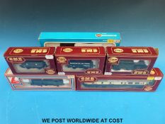 Eight Airfix and Lima 00 gauge locomotives,