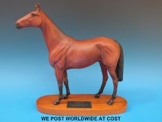 A Beswick Connoisseur model of Red Rum on plinth