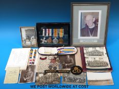 A WWI Military Cross medal group awarded to Reverend G.H.