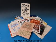 A quantity of mainly Australian interest motor racing programmes and ephemera to include c1970s