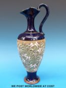 A Royal Doulton ewer with floral decoration,