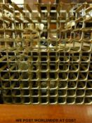 A bottle rack to hold 120 botles