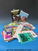 A collection of steam engine related ephemera,