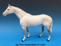 A Beswick Large Racehorse no 1564 in grey colourway