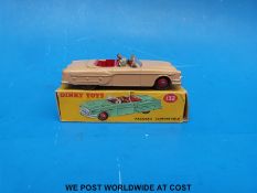 Dinky Toys diecast model Packard Convertible 132 with tan body,