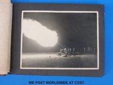 A WWII interest German photograph album of Air Force flak unit,