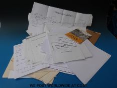 A quantity of photocopied Preston, Blackpool etc signal box diagrams,