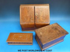 A desk top stationery box,