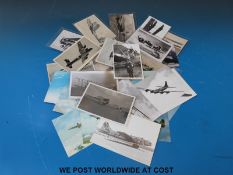 A quantity of aviation postcards including five dated verso 1925,