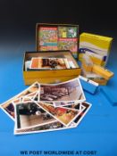 A quantity of transport slides, photographs and cine film to include aircraft, R.A.F.