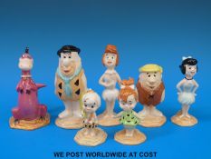 A complete Beswick Flintstones set