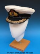A Royal Naval Officer's cap