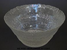 Iittalia, Finland, 'Solaris' bowl designed by Tapio Wirkkala with tapering sides,