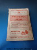 Original Bradshaw's 1961 British Railways timetable and hotel guide