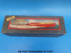 A boxed Hornby speed boat 'Racer 1'