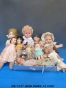 A collection of various dolls by Pedigree and others,