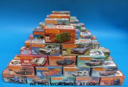 Complete run 1-75 of Matchbox 75 series diecast model vehicles, all in original boxes.
