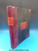 An unused surveyor's or solicitor's leather bound Application Book No.