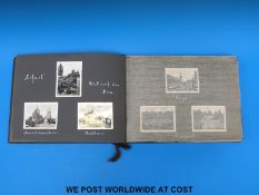German photograph album showing motor transport and artillery,