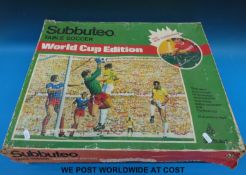 A collection of Subbuteo to include World Cup edition with flood lights,