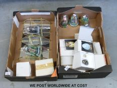 A collection of Franklin Mint Wizard of Oz and Treasury of Eggs models