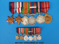 A WWII and later Canadian interest group of six medals awarded to Captain G.