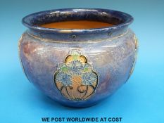 A Royal Doulton Art Nouveau jardiniere (15cm tall,
