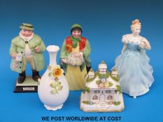 Coalport Cottage, Royal Doulton figure 'Enchantment',