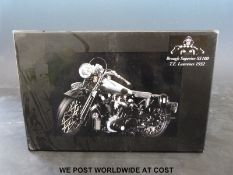 Brough Superior SS100 T.E Lawrence 1932 scale 1.12 model in original display box.
