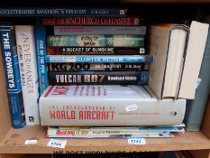 A quantity of aviation books to include R J Mitchell 