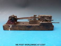 Freelance horizontal stationary steam engine