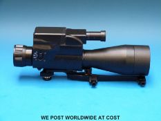 A Russian VOMZ night vision gun scope with soft carry case