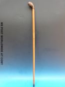 A malacca walking stick with horn handle