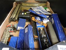 A Hornby Dublo 00 gauge locomotive LMS 6917 together with wagons,