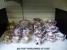 A large collection of Mason's Mandalay dinner and tea ware including tureen, teapot,