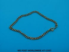 A 9ct gold bracelet (6.