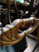 Ten 19thC dining chairs including several pairs