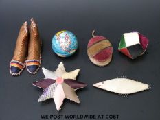 A collection of novelty pin cushions, 19thC onwards including novelty boots, fish,