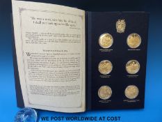 A set of 24 limited edition silver commemorative Churchill Centenary medals,