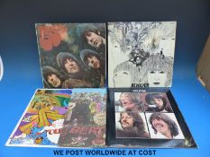 Five Beatles LPs,