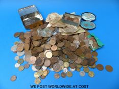 A quantity of world coinage,