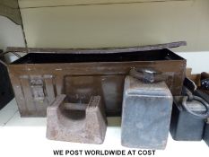 A quantity of various metal collectables to include Highland terriers, lead mouse, money box,