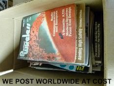 A box of Practical Wireless and Television magazines