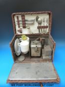 A 1940s retro 'Coracle' picnic hamper