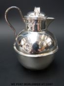A Victorian hallmarked silver Guernsey cream jug,