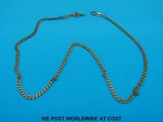 A 9ct gold necklace (7.