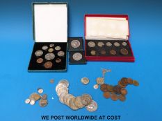 A collection of largely crowns and crown sets to include eight 1937 examples,