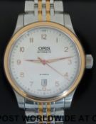Oris Classic Date gentleman's wristwatch with date aperture,