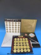 Five Elvis Presley Box Sets: “Worldwide 50 Gold Award Hits Vol 1” (4x LPs with booklet);